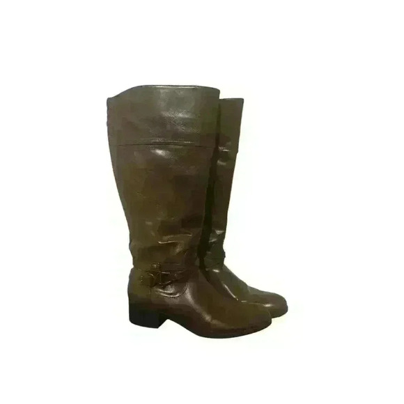 UNISA Trinee Women's Brown Wide Calf Riding Boots Size 9.5M - Picture 1 of 4